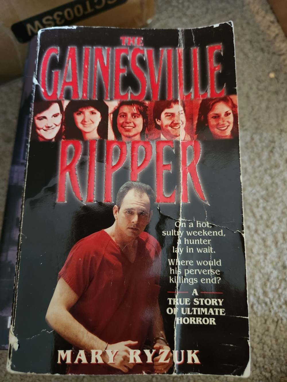 The Gainesville Ripper Paperback - Black & Red Cover